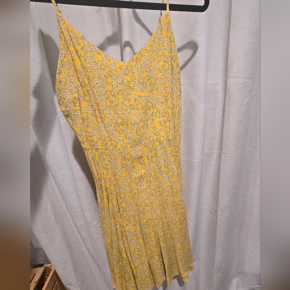 Yellow Floral Dress